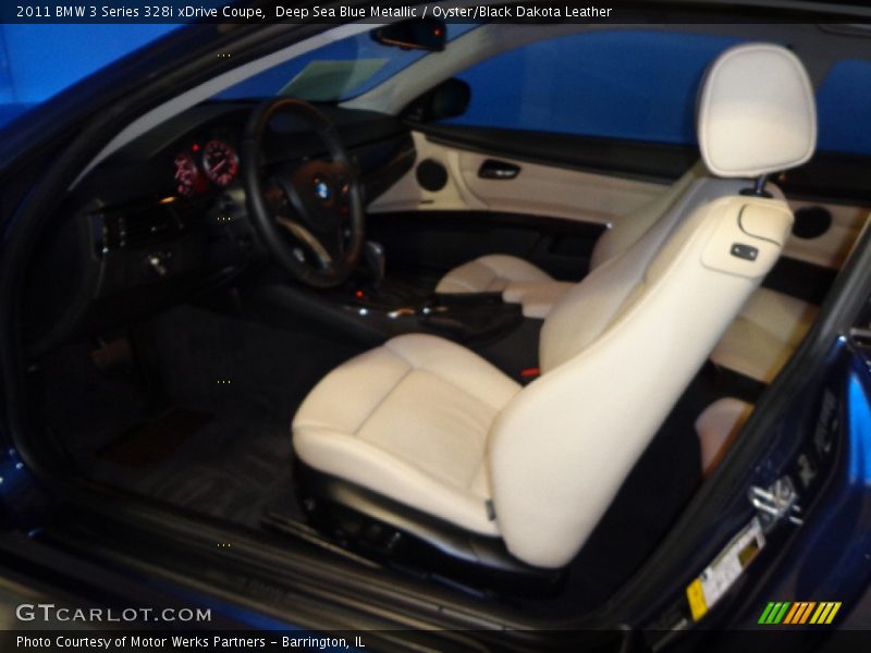Deep Sea Blue Metallic / Oyster/Black Dakota Leather 2011 BMW 3 Series 328i xDrive Coupe