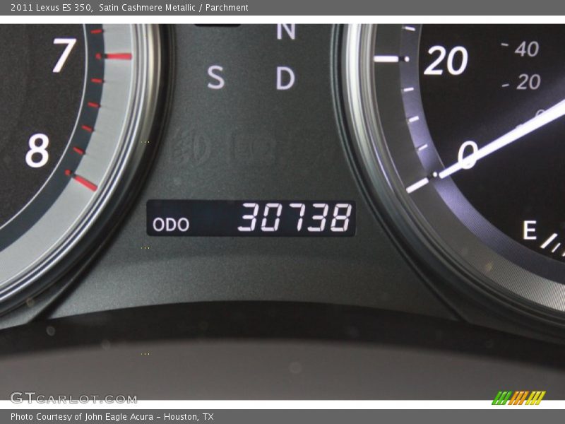 Satin Cashmere Metallic / Parchment 2011 Lexus ES 350