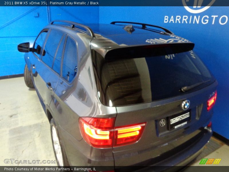 Platinum Gray Metallic / Black 2011 BMW X5 xDrive 35i