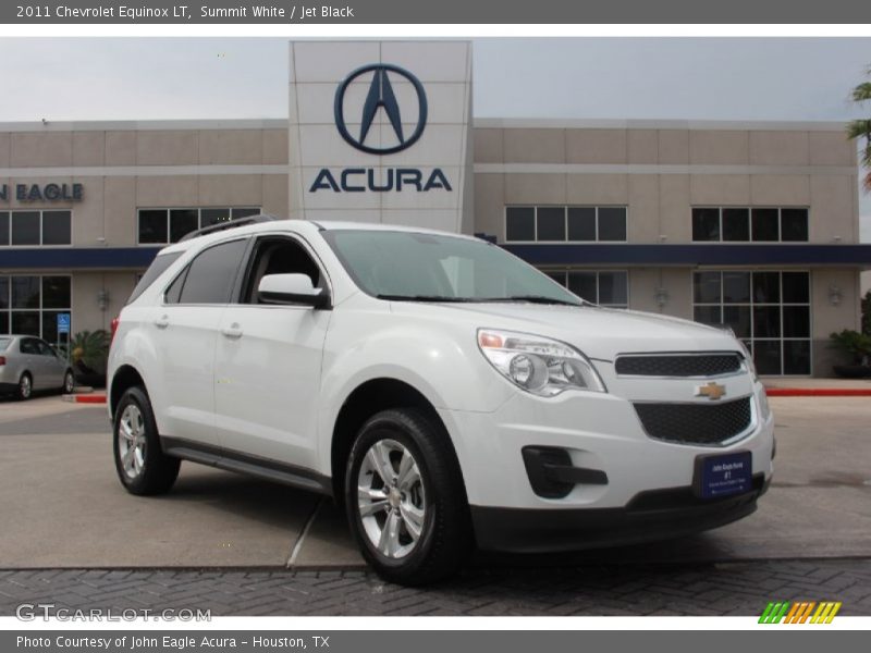 Summit White / Jet Black 2011 Chevrolet Equinox LT