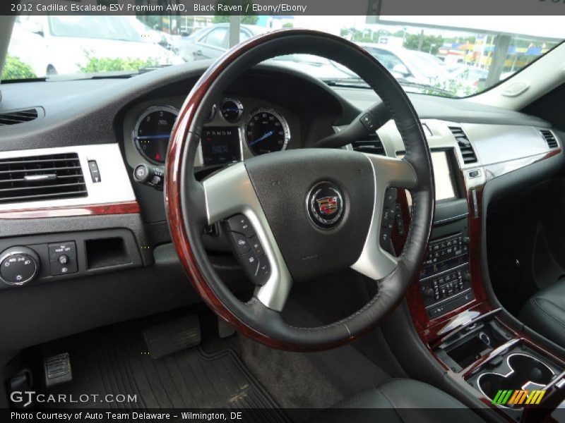  2012 Escalade ESV Premium AWD Steering Wheel