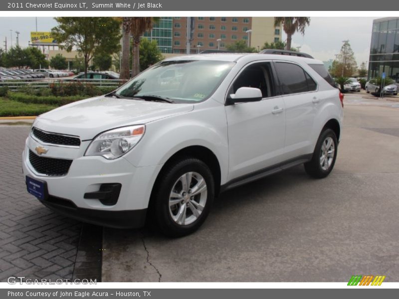Summit White / Jet Black 2011 Chevrolet Equinox LT