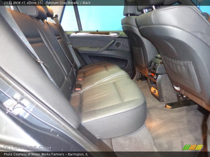 Platinum Gray Metallic / Black 2011 BMW X5 xDrive 35i
