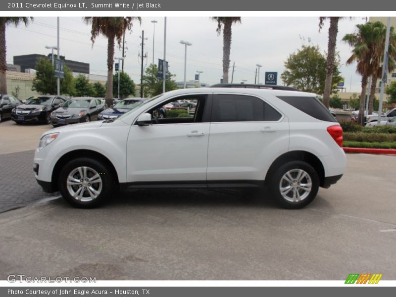 Summit White / Jet Black 2011 Chevrolet Equinox LT