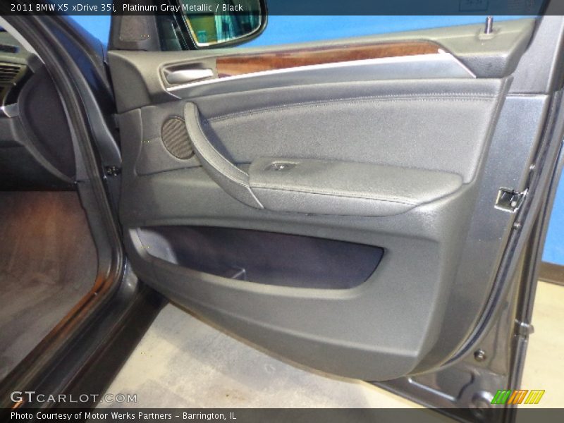 Platinum Gray Metallic / Black 2011 BMW X5 xDrive 35i