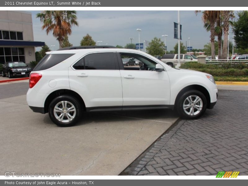Summit White / Jet Black 2011 Chevrolet Equinox LT