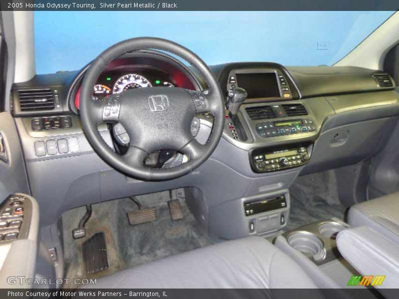 Silver Pearl Metallic / Black 2005 Honda Odyssey Touring
