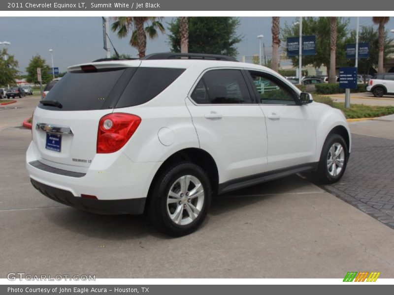 Summit White / Jet Black 2011 Chevrolet Equinox LT