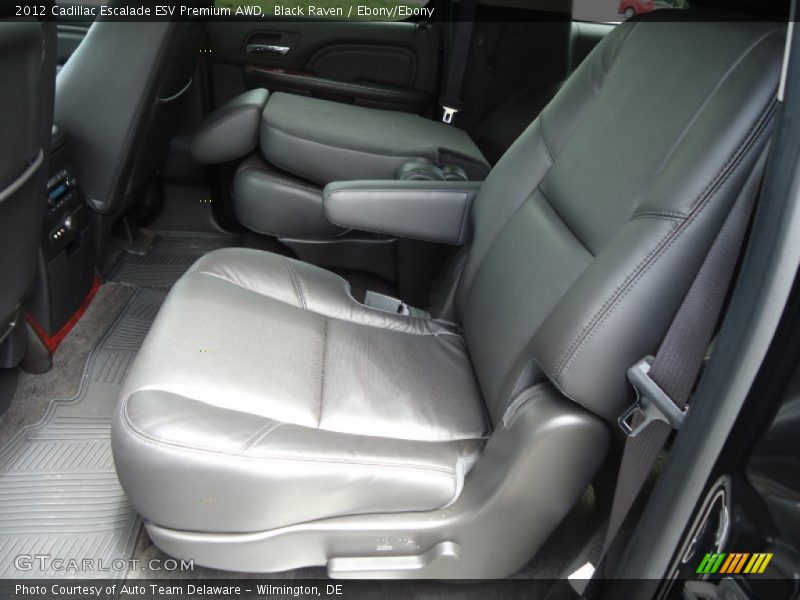 Black Raven / Ebony/Ebony 2012 Cadillac Escalade ESV Premium AWD