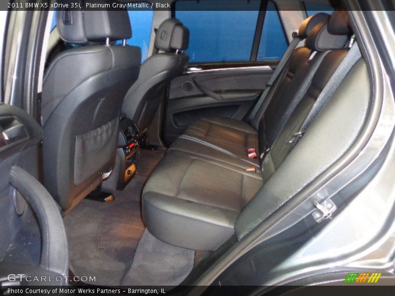 Platinum Gray Metallic / Black 2011 BMW X5 xDrive 35i