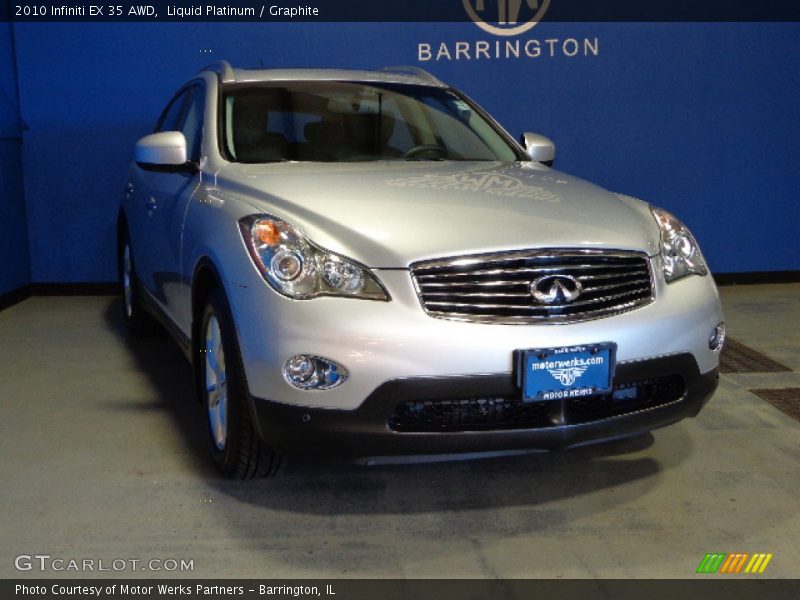 Liquid Platinum / Graphite 2010 Infiniti EX 35 AWD