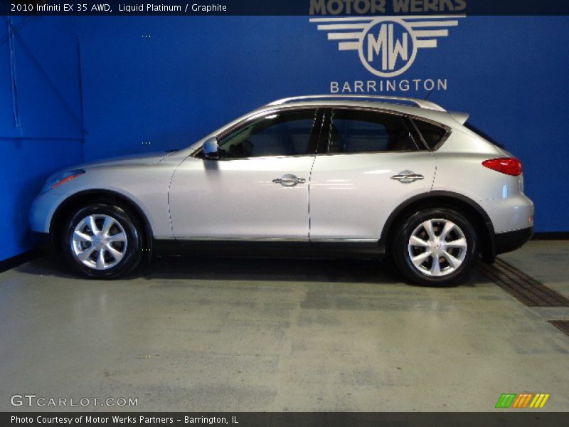 Liquid Platinum / Graphite 2010 Infiniti EX 35 AWD