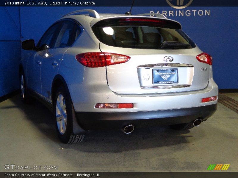 Liquid Platinum / Graphite 2010 Infiniti EX 35 AWD