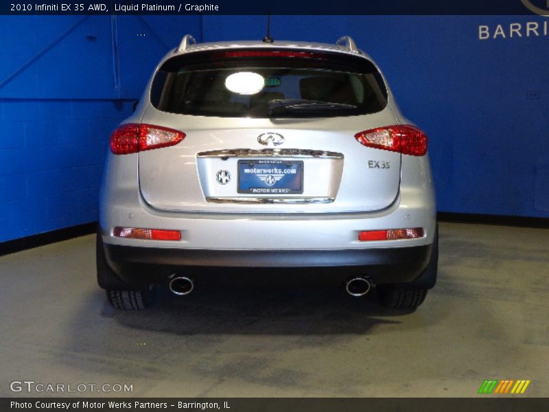 Liquid Platinum / Graphite 2010 Infiniti EX 35 AWD