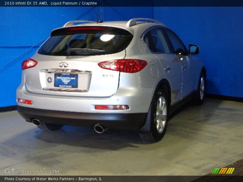 Liquid Platinum / Graphite 2010 Infiniti EX 35 AWD