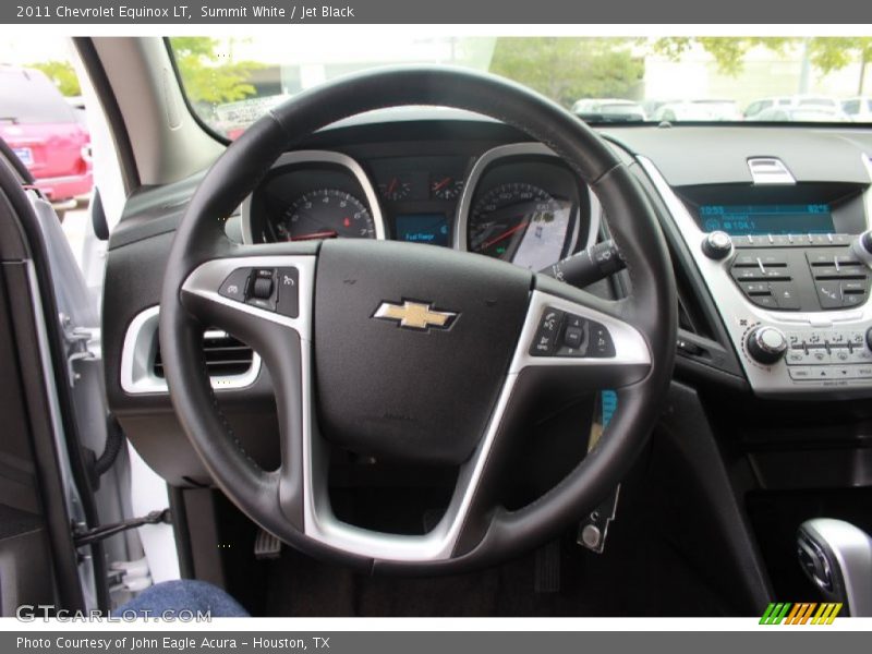 Summit White / Jet Black 2011 Chevrolet Equinox LT