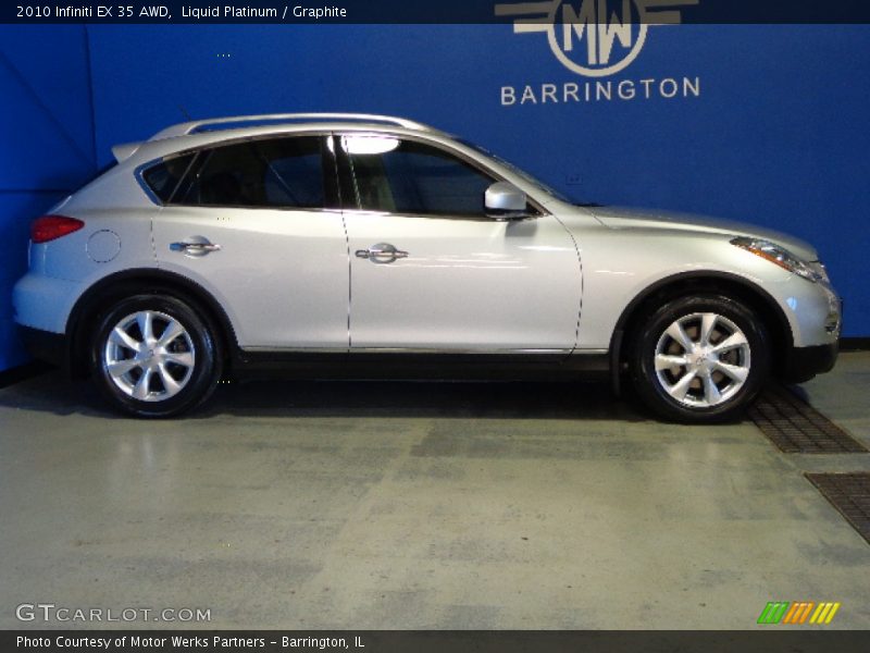 Liquid Platinum / Graphite 2010 Infiniti EX 35 AWD