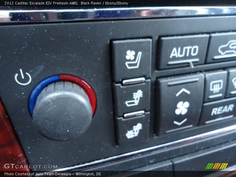 Black Raven / Ebony/Ebony 2012 Cadillac Escalade ESV Premium AWD