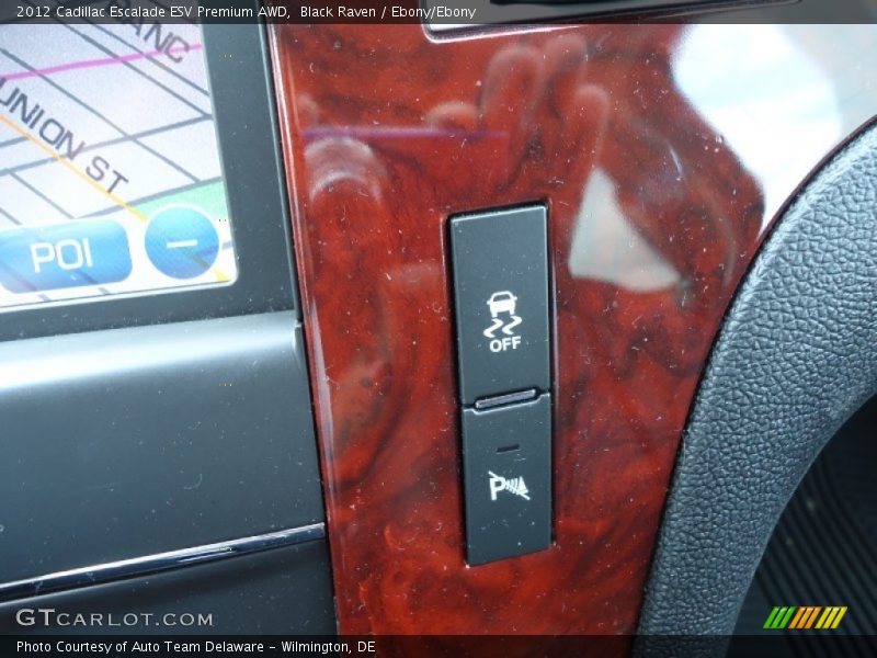 Black Raven / Ebony/Ebony 2012 Cadillac Escalade ESV Premium AWD