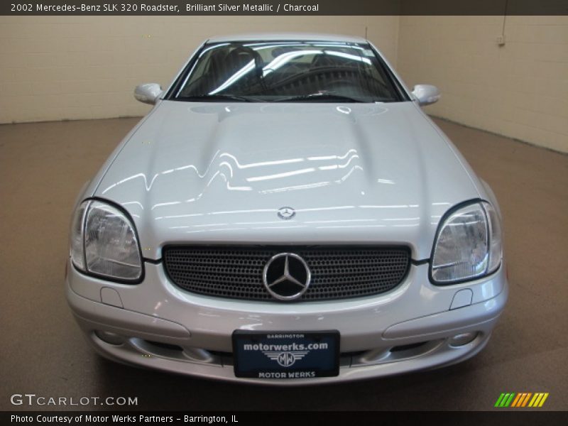 Brilliant Silver Metallic / Charcoal 2002 Mercedes-Benz SLK 320 Roadster