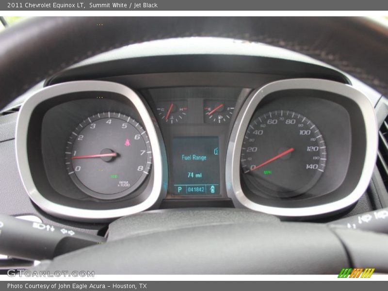 Summit White / Jet Black 2011 Chevrolet Equinox LT