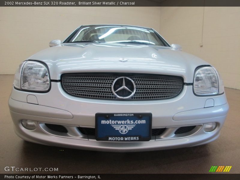 Brilliant Silver Metallic / Charcoal 2002 Mercedes-Benz SLK 320 Roadster