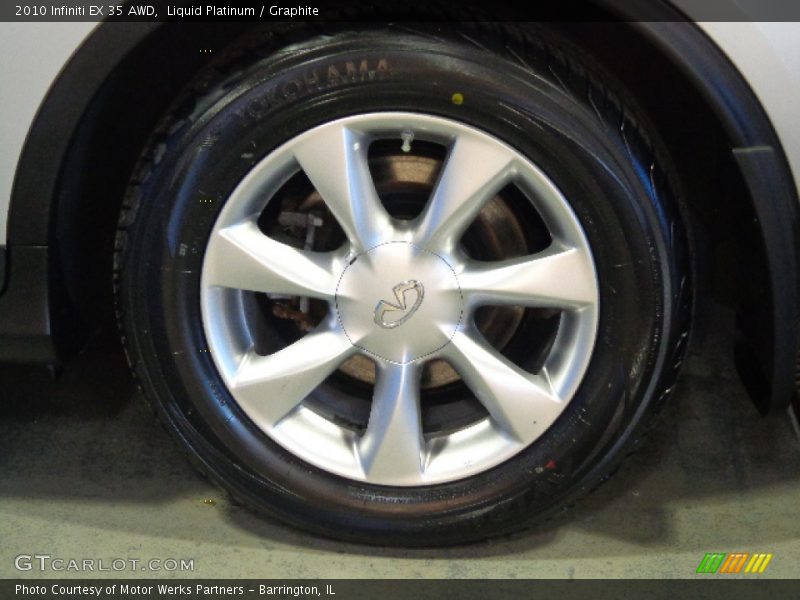 Liquid Platinum / Graphite 2010 Infiniti EX 35 AWD