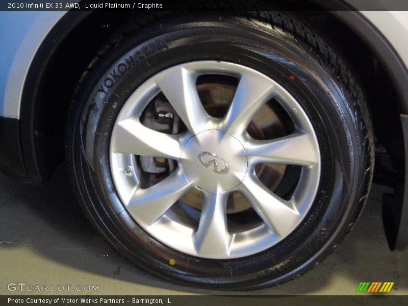 Liquid Platinum / Graphite 2010 Infiniti EX 35 AWD