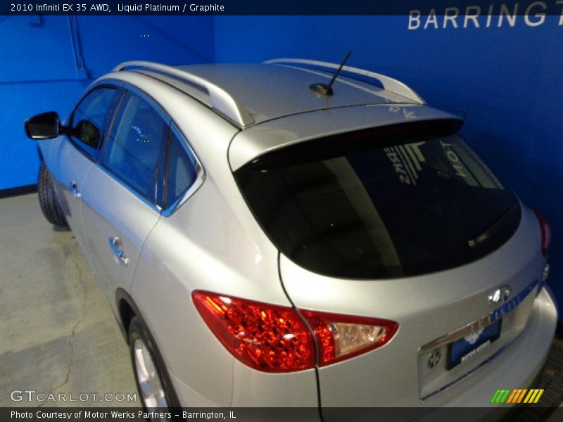 Liquid Platinum / Graphite 2010 Infiniti EX 35 AWD