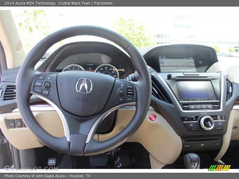 Crystal Black Pearl / Parchment 2014 Acura MDX Technology