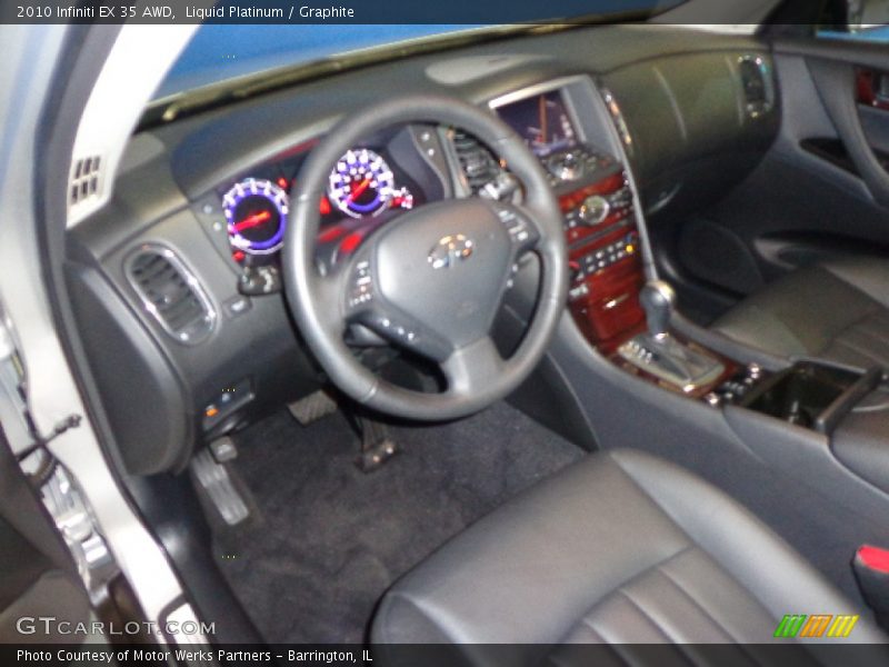 Liquid Platinum / Graphite 2010 Infiniti EX 35 AWD