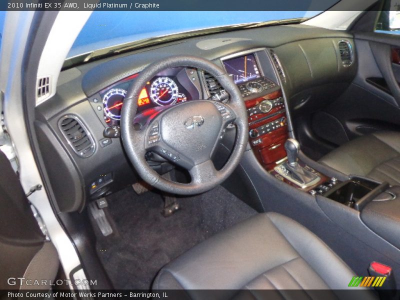 Liquid Platinum / Graphite 2010 Infiniti EX 35 AWD