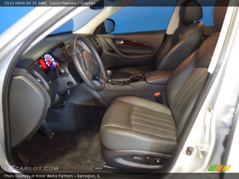 Liquid Platinum / Graphite 2010 Infiniti EX 35 AWD