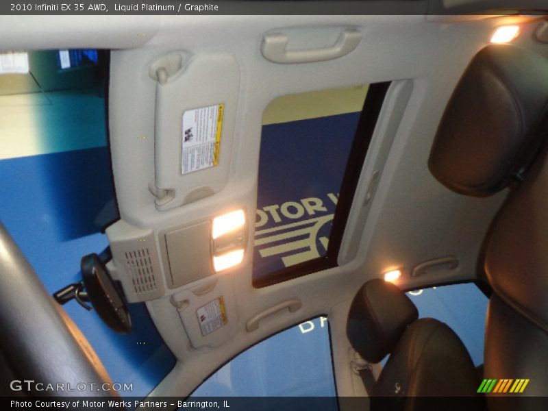 Liquid Platinum / Graphite 2010 Infiniti EX 35 AWD