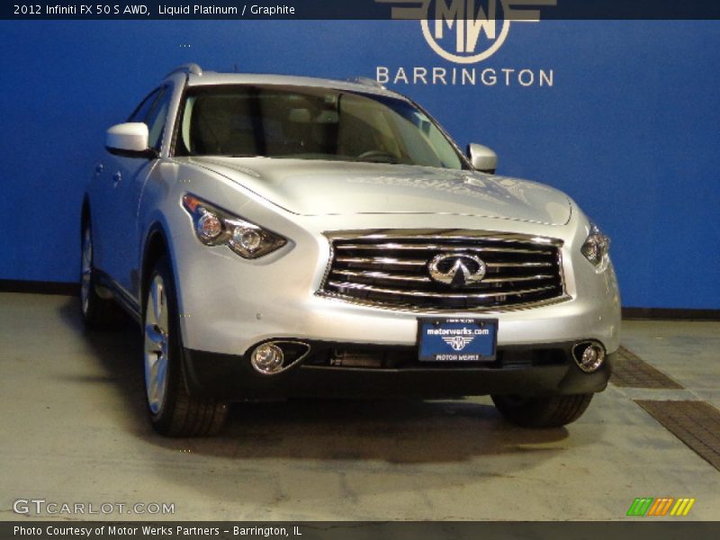 Liquid Platinum / Graphite 2012 Infiniti FX 50 S AWD