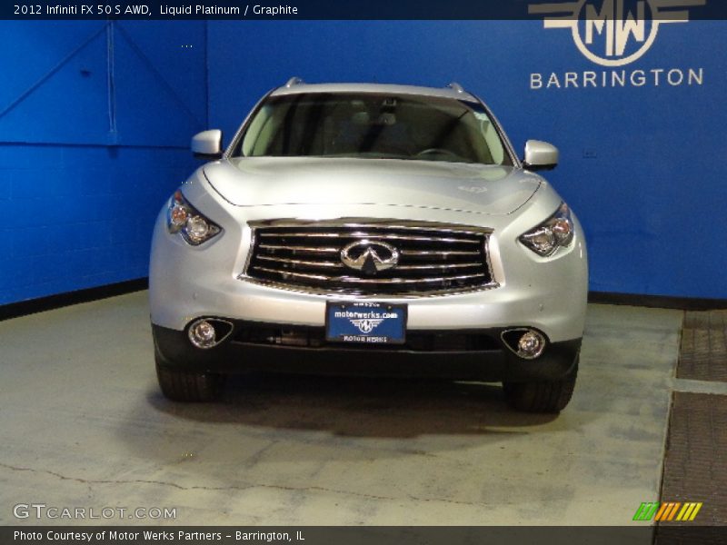 Liquid Platinum / Graphite 2012 Infiniti FX 50 S AWD