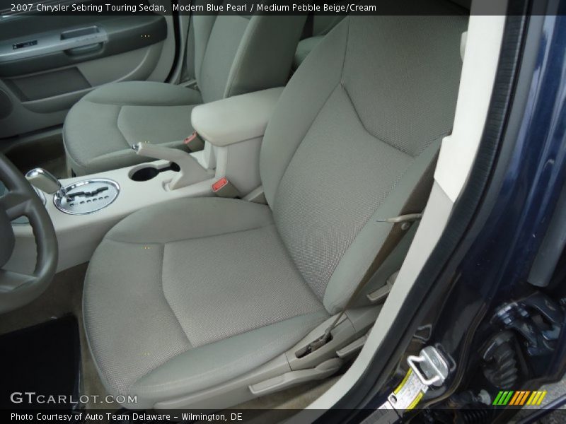 Modern Blue Pearl / Medium Pebble Beige/Cream 2007 Chrysler Sebring Touring Sedan