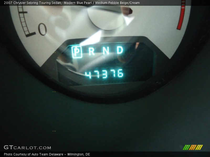 Modern Blue Pearl / Medium Pebble Beige/Cream 2007 Chrysler Sebring Touring Sedan
