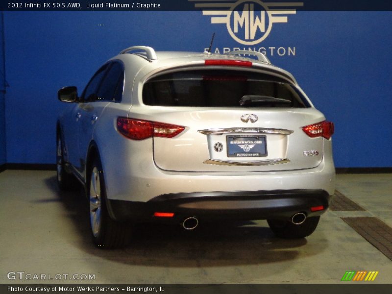 Liquid Platinum / Graphite 2012 Infiniti FX 50 S AWD