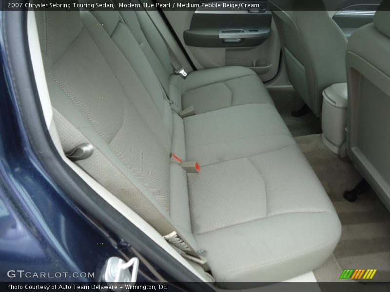 Modern Blue Pearl / Medium Pebble Beige/Cream 2007 Chrysler Sebring Touring Sedan