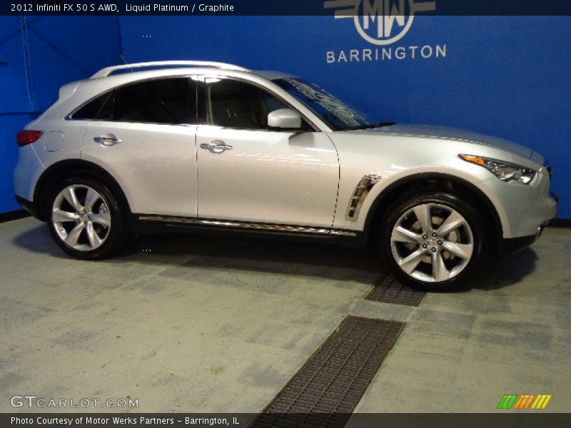 Liquid Platinum / Graphite 2012 Infiniti FX 50 S AWD