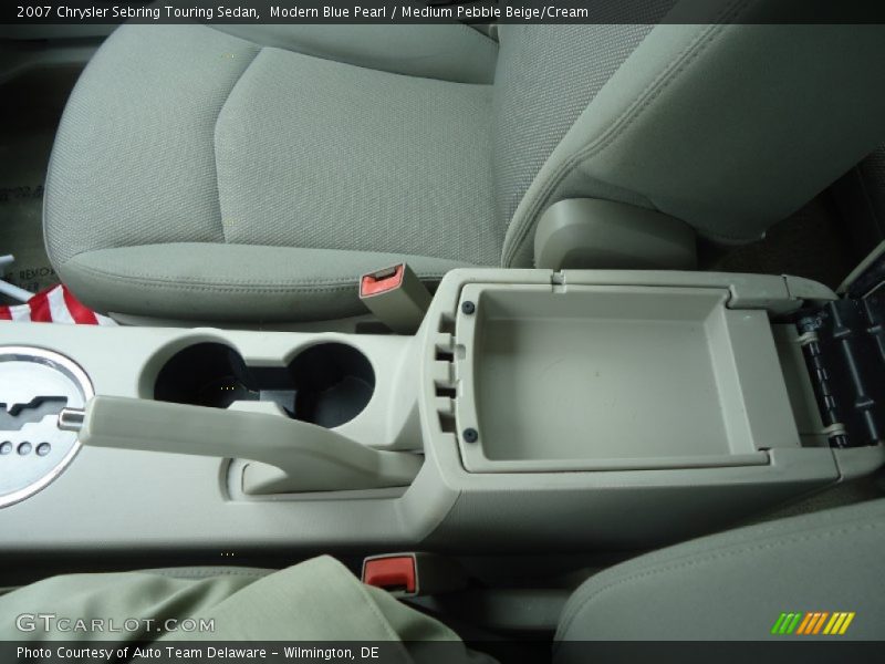 Modern Blue Pearl / Medium Pebble Beige/Cream 2007 Chrysler Sebring Touring Sedan