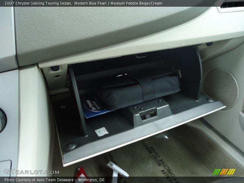 Modern Blue Pearl / Medium Pebble Beige/Cream 2007 Chrysler Sebring Touring Sedan