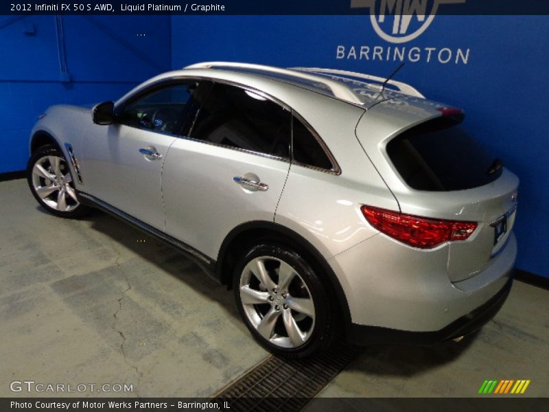 Liquid Platinum / Graphite 2012 Infiniti FX 50 S AWD