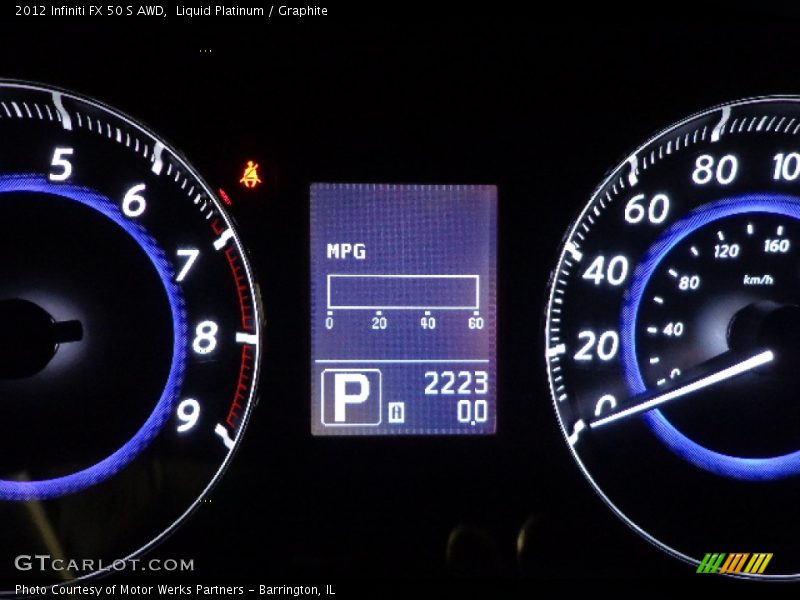 Liquid Platinum / Graphite 2012 Infiniti FX 50 S AWD