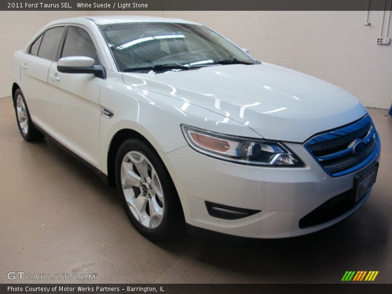 White Suede / Light Stone 2011 Ford Taurus SEL