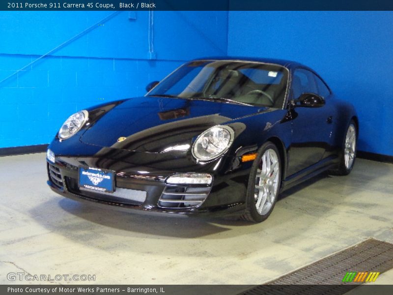 Black / Black 2011 Porsche 911 Carrera 4S Coupe