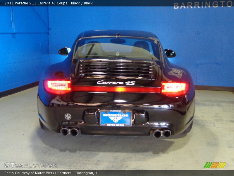 Black / Black 2011 Porsche 911 Carrera 4S Coupe