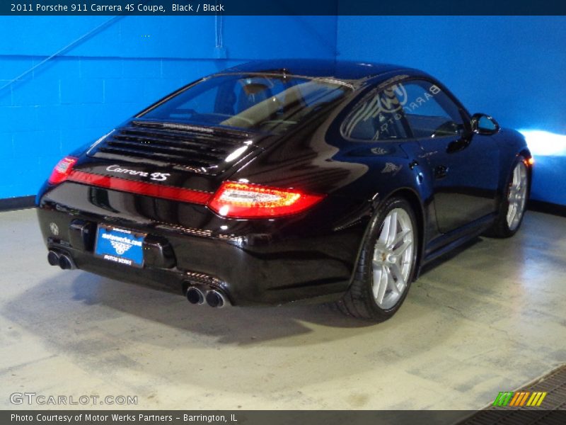 Black / Black 2011 Porsche 911 Carrera 4S Coupe