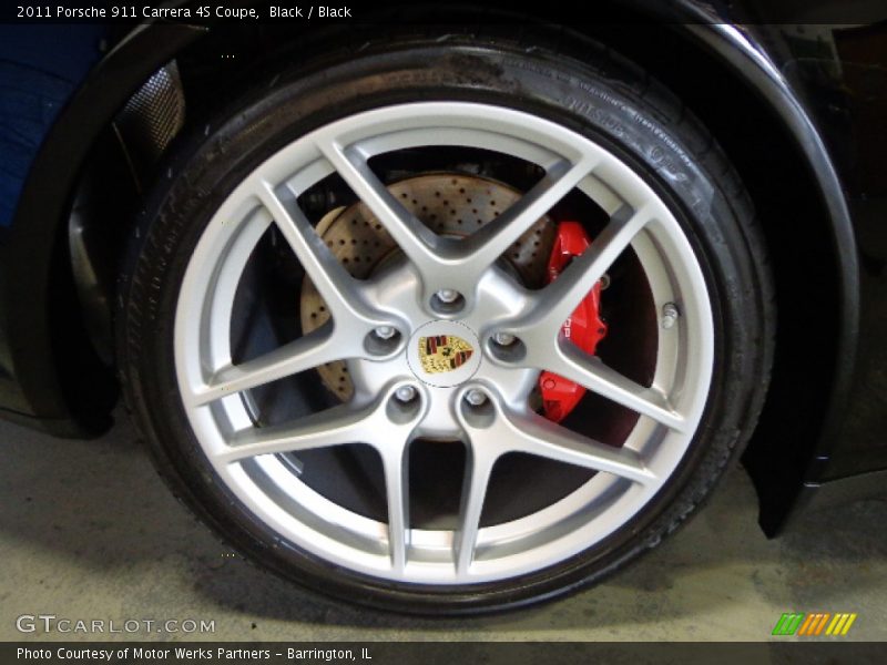 Black / Black 2011 Porsche 911 Carrera 4S Coupe